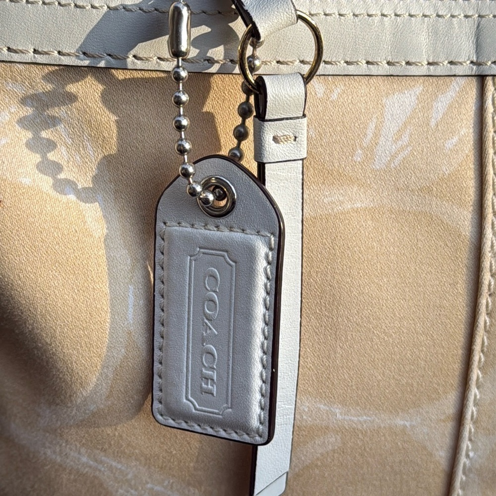 Coach Scribbles Signature C HamptonTote Bag (w/hang tag)(EUC) - Picture 3 of 16